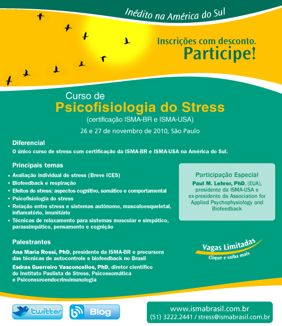 Curso de Psicofisiologia do Stress